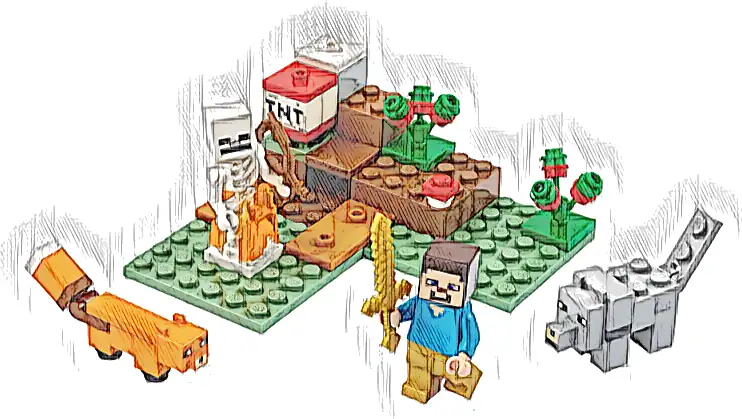 Zestaw LEGO® 21162 LEGO 21162 Minecraft Przygoda w tajdze