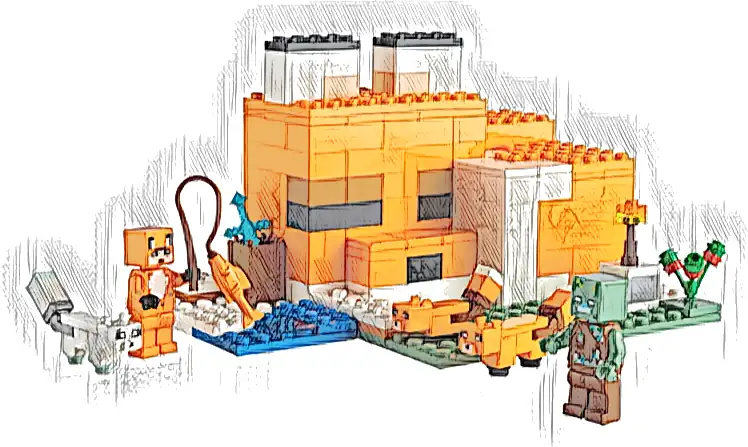 LEGO 21178 Minecraft Siedlisko lisów