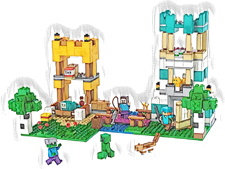 LEGO 21249 Minecraft Kreatywny warsztat 4.0