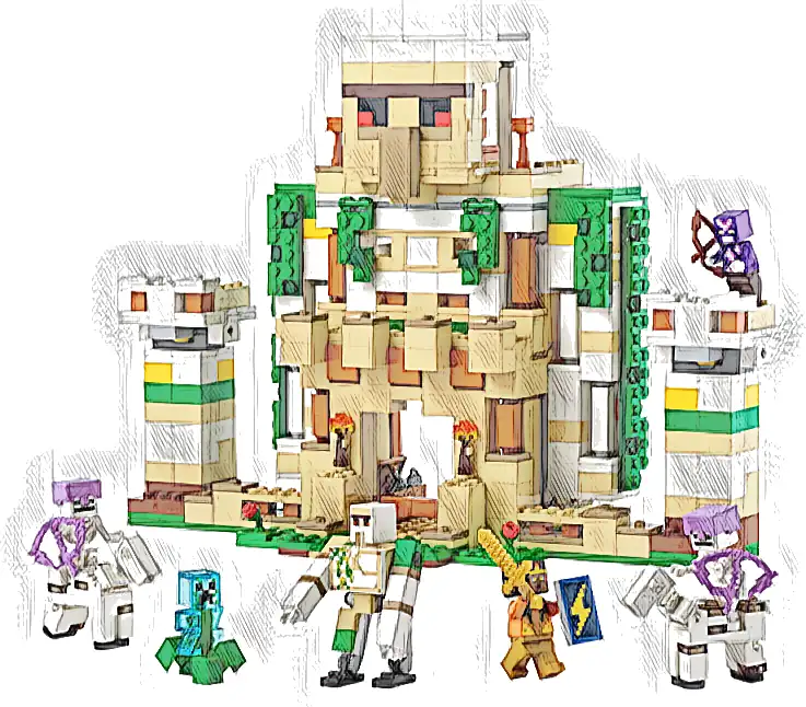 LEGO 21250 Minecraft Forteca żelaznego golema