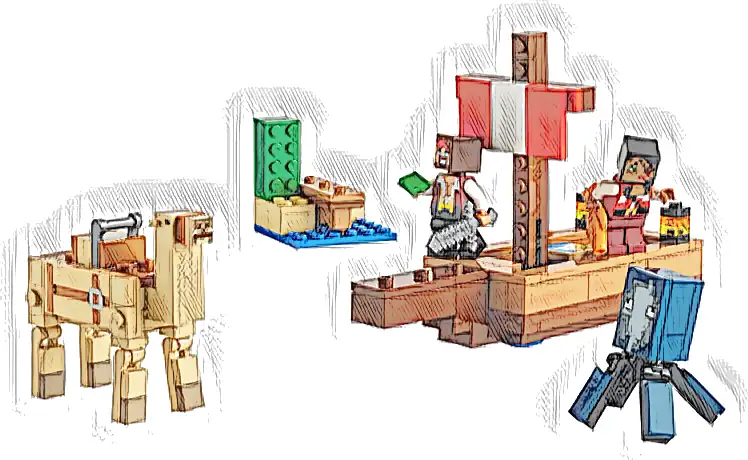 LEGO 21259 Minecraft Rejs statkiem pirackim