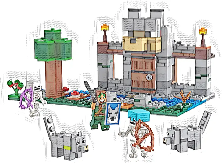 LEGO 21261 Minecraft Wilcza twierdza