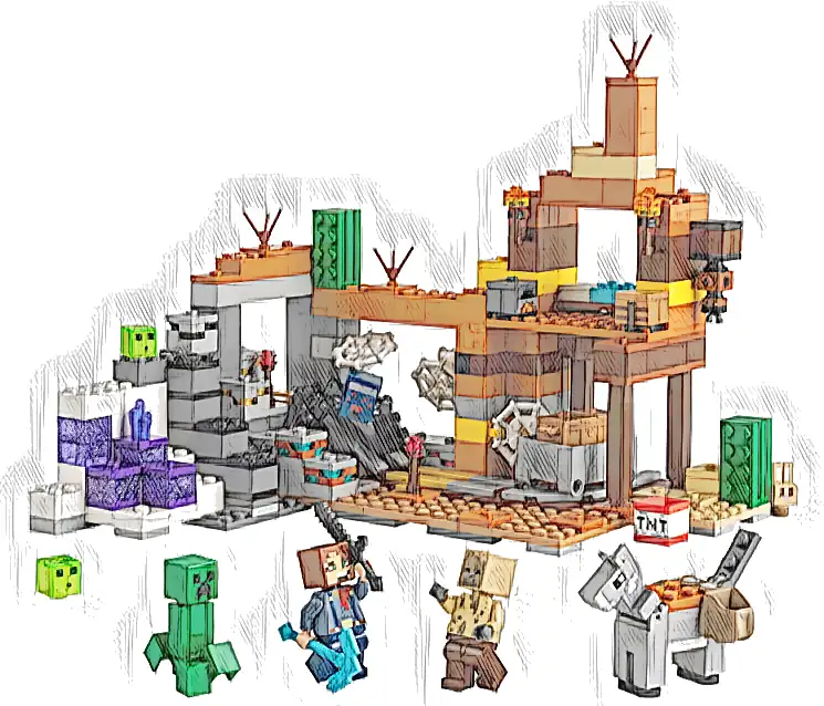 Zestaw LEGO® 21263 LEGO 21263 Minecraft Kopalnia w Badlandach