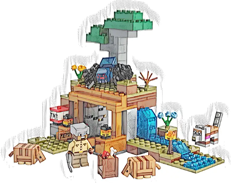 LEGO 21269 Minecraft Wyprawa do pancernikowej kopalni