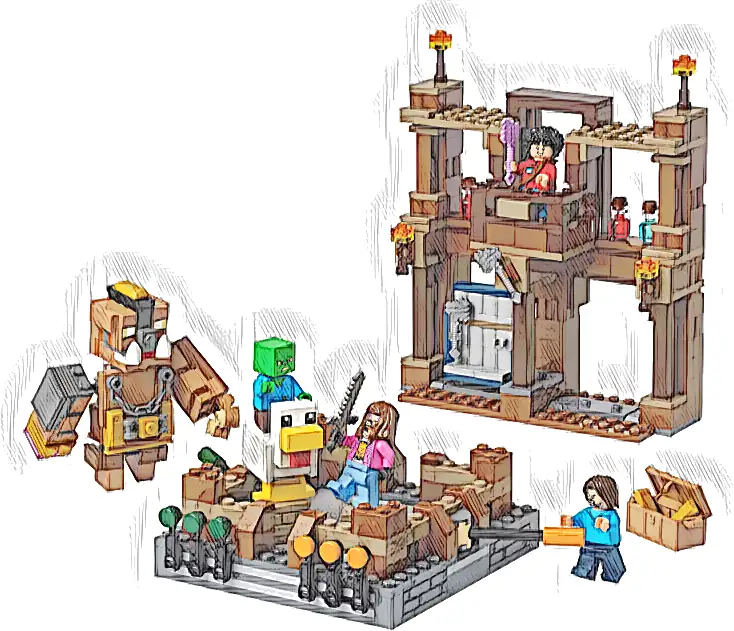 LEGO 21272 Minecraft Ring w Leśnym dworze