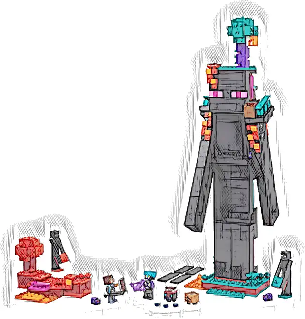 LEGO 21279 Minecraft Wieża Endermana