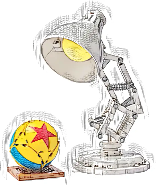 Zestaw LEGO® 21357 LEGO 21357 Ideas Disney Pixar Luxo Jr.