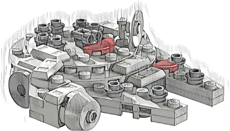 Zestaw LEGO® 30708 LEGO 30708 Star Wars Minimodel Sokoła Millennium