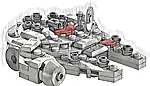 Zestaw LEGO® 30708 LEGO 30708 Star Wars Minimodel Sokoła Millennium
