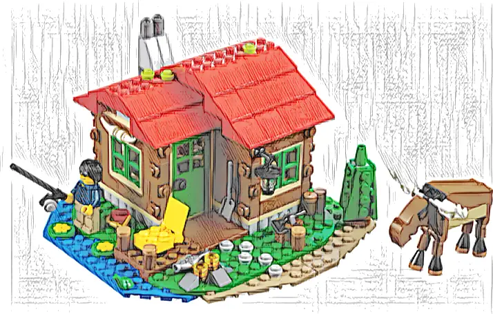 Zestaw LEGO® 31048 LEGO 31048 Creator 3 w 1 Chatka nad jeziorem