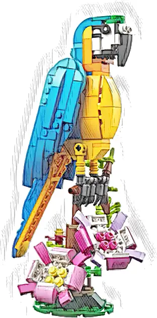 Zestaw LEGO® 31136 LEGO 31136 Creator 3 w 1 Egzotyczna papuga