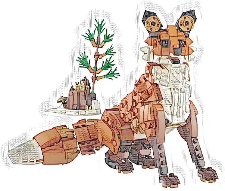 Zestaw LEGO® 31154 LEGO 31154 Creator 3 w 1 Leśne zwierzęta: Czerwony lis