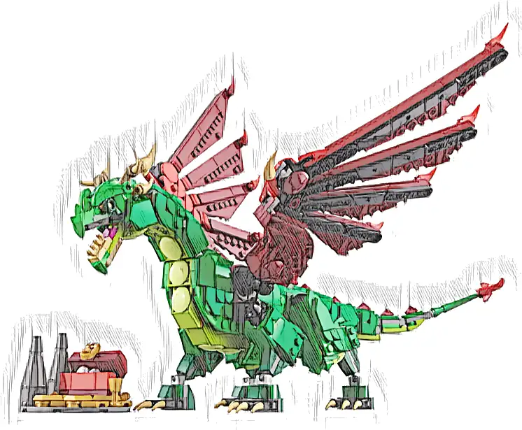 LEGO 31161 Creator 3 w 1 Średniowieczny smok