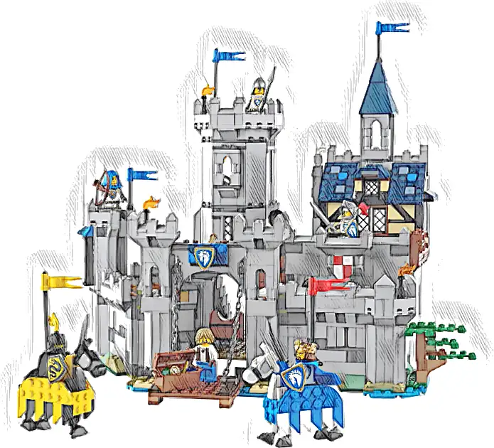 LEGO 31168 Creator Średniowieczny zamek rycerzy konnych
