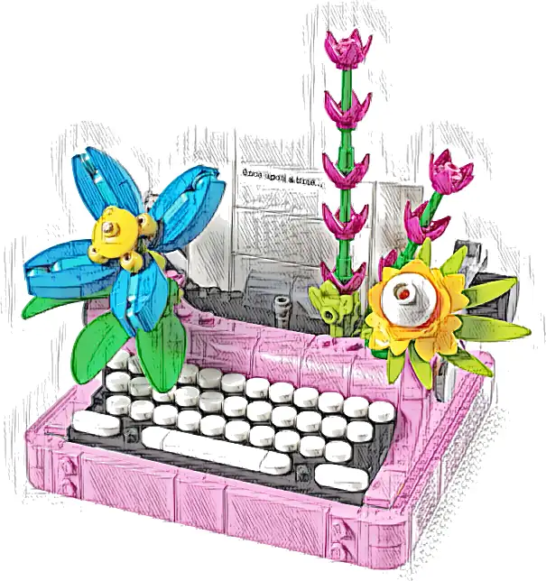 LEGO 31169 Creator 3 w 1 Maszyna do pisania z kwiatami