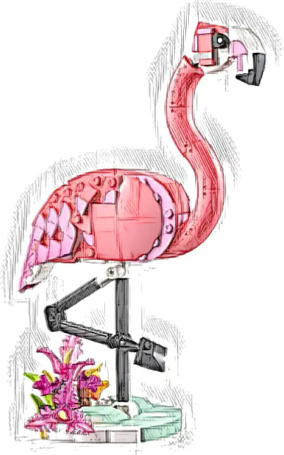 LEGO 31170 Creator 3 w 1 Dzikie zwierzęta: różowy flaming