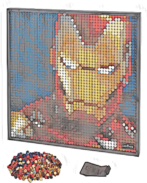 LEGO 31199 Art Iron Man z wytwórni Marvel Studios