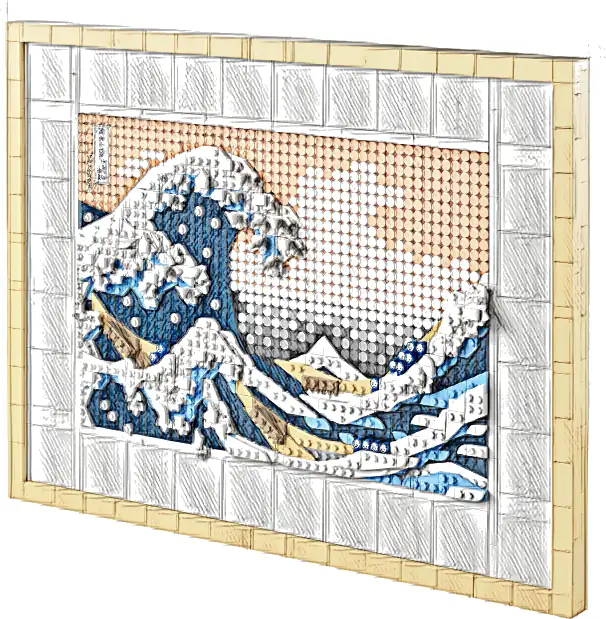 Zestaw LEGO® 31208 LEGO 31208 Art Hokusai – „Wielka fala”