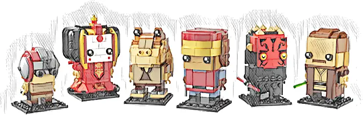 LEGO 40676 BrickHeadz Mroczne widmo