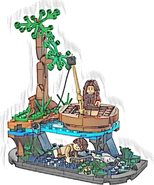 Zestaw LEGO® 40761 LEGO 40761 Icons Władca pierścieni: Sméagol i Déagol