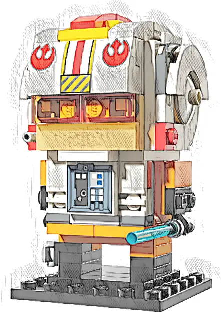 LEGO 40795 BrickHeadz Luke Skywalker (pilot Rebelii)