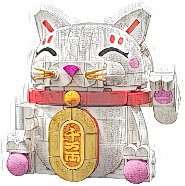 LEGO 40813 Japoński kot szczęścia