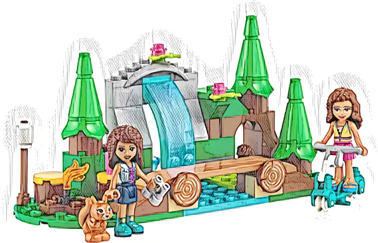 LEGO 41677 Friends Leśny wodospad
