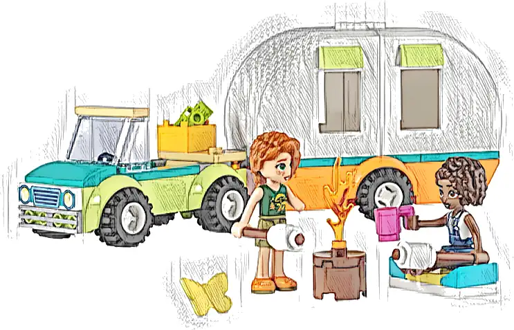 LEGO 41726 Friends Wakacyjna wyprawa na biwak