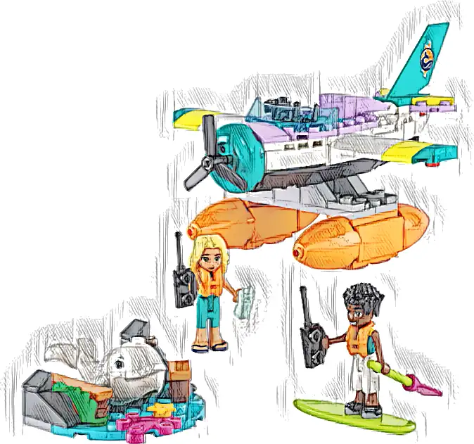 LEGO 41752 Friends Hydroplan ratowniczy
