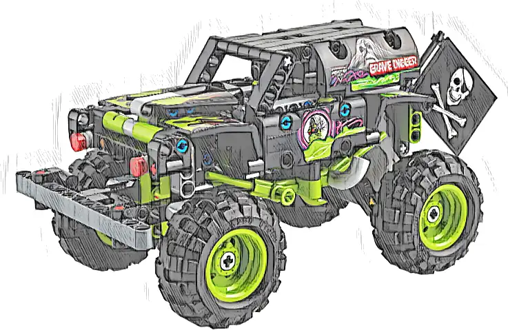 Zestaw LEGO® 42118 LEGO 42118 Technic Monster Jam  Grave Digger