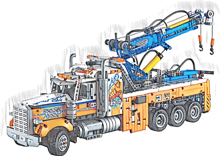 Zestaw LEGO® 42128 LEGO 42128 Technic Ciężki samochód pomocy drogowej