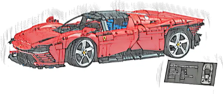 Zestaw LEGO® 42143 LEGO 42143 Technic Ferrari Daytona SP3