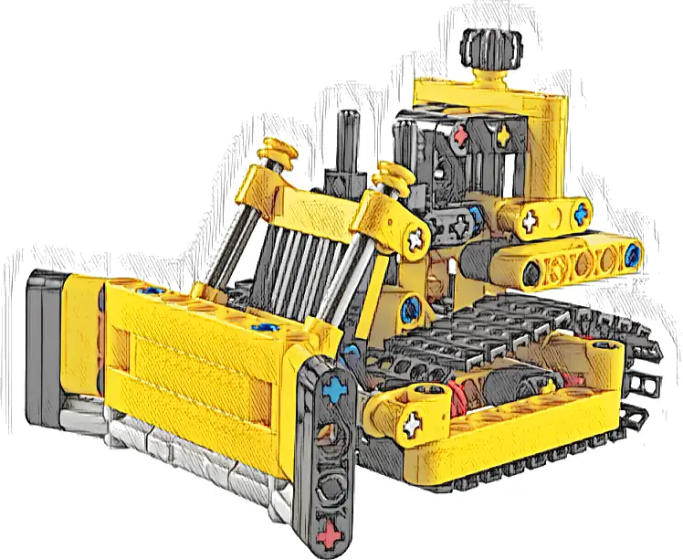 LEGO 42163 Technic Buldożer do zadań specjalnych