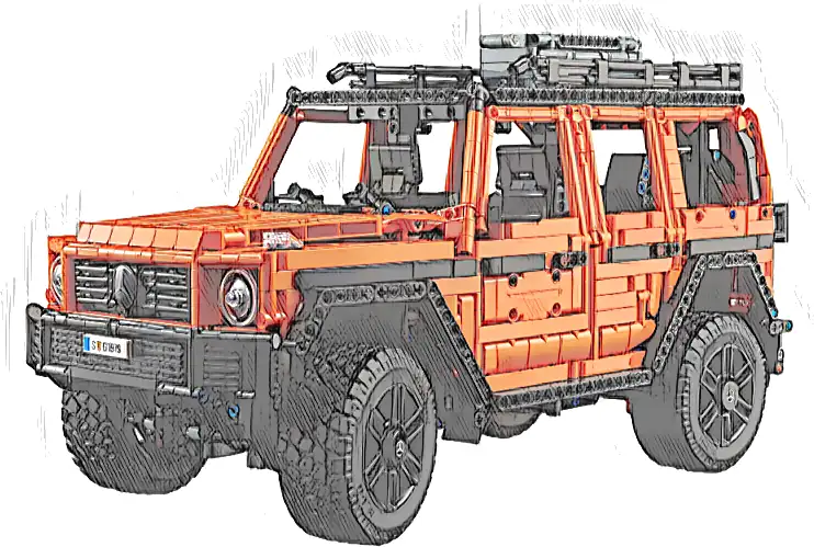 Zestaw LEGO® 42177 LEGO 42177 Technic Mercedes-Benz G 500 PROFESSIONAL Line