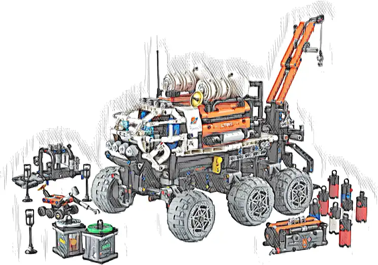 LEGO 42180 Technic Marsjański łazik eksploracyjny