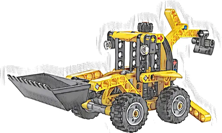 LEGO 42197 Technic Koparko-ładowarka