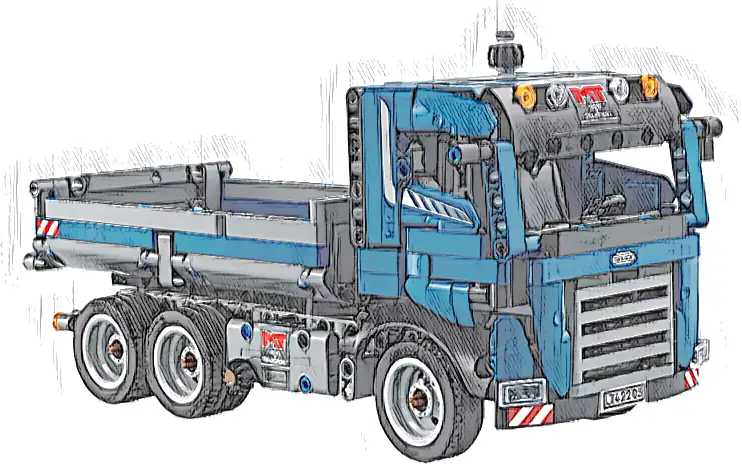 LEGO 42203 Technic Wywrotka z przechylaną skrzynią