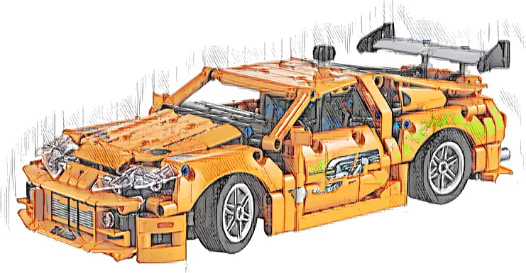 LEGO 42204 Technic Fast and Furious Toyota Supra MK4