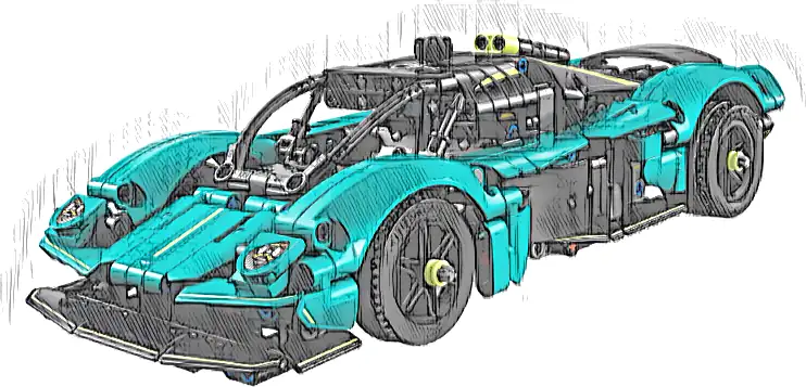 LEGO 42208 Technic Aston Martin Valkyrie