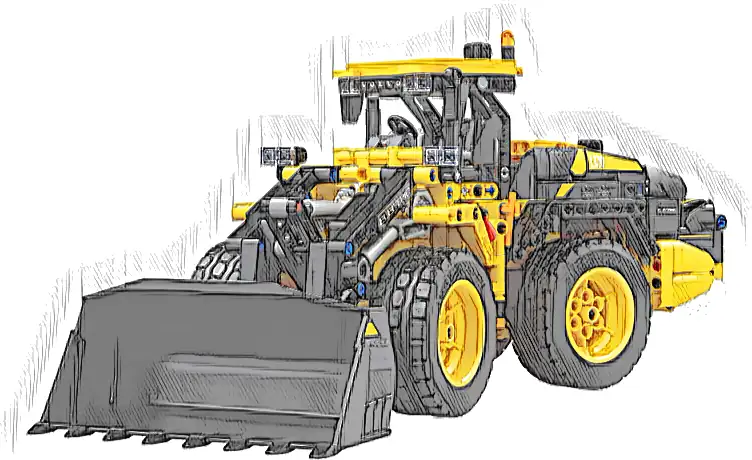 LEGO 42209 Technic Ładowarka kołowa Volvo L120 Electric