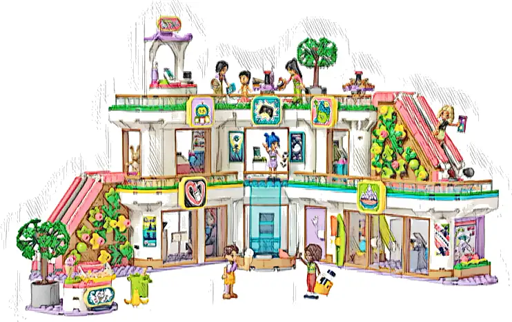 Zestaw LEGO® 42604 LEGO 42604 Friends Centrum handlowe w Heartlake City