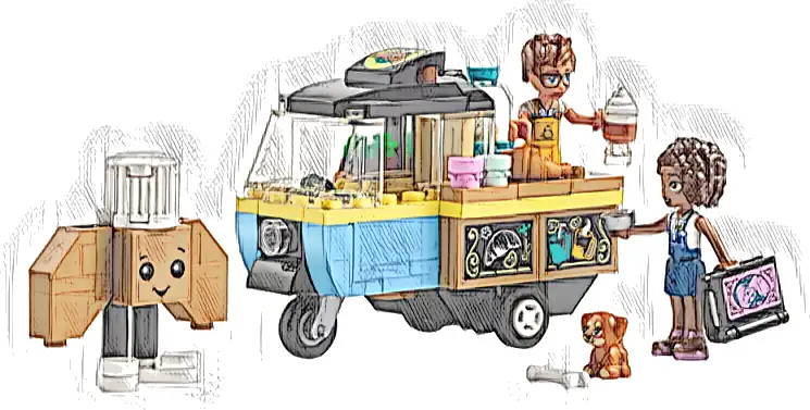 Zestaw LEGO® 42606 LEGO 42606 Friends Mobilna piekarnia