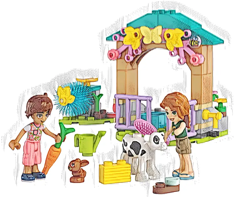 LEGO 42607 Friends Szopa cielątka Autumn