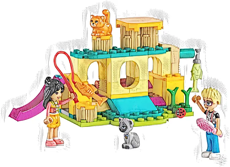 Zestaw LEGO® 42612 LEGO 42612 Friends Przygoda na kocim placu zabaw