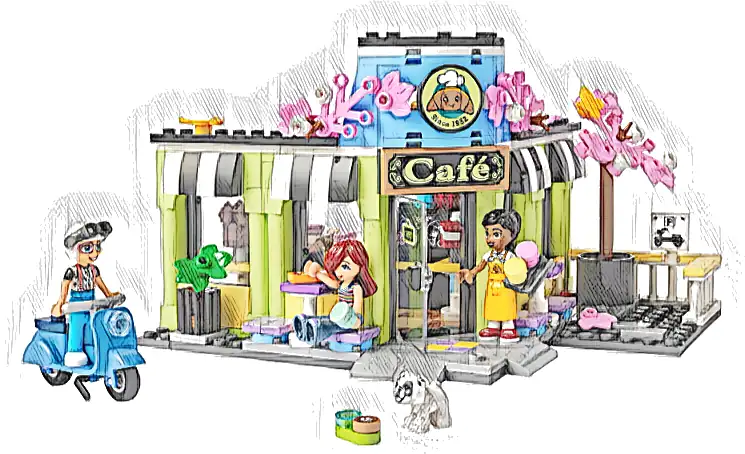 Zestaw LEGO® 42618 LEGO 42618 Friends Kawiarnia w Heartlake