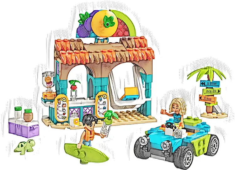 Zestaw LEGO® 42625 LEGO 42625 Friends Plażowa budka z koktajlami