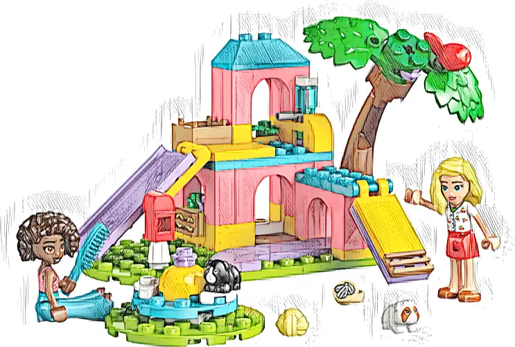Zestaw LEGO® 42640 LEGO 42640 Friends Plac zabaw dla świnek morskich