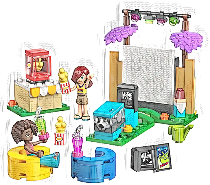 LEGO 42642 Friends Maraton filmowy przyjaciółek