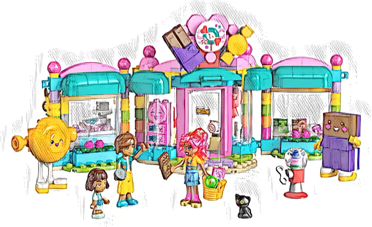 LEGO 42649 Friends Sklep z cukierkami w Heartlake