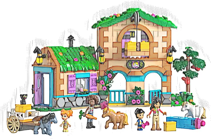 LEGO 42654 Friends Ranczo kucyków i stajnia